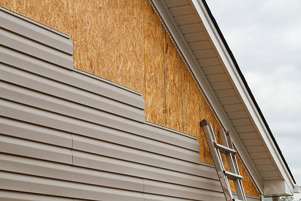 Professional Siding Repair technician working in Morristown, IN